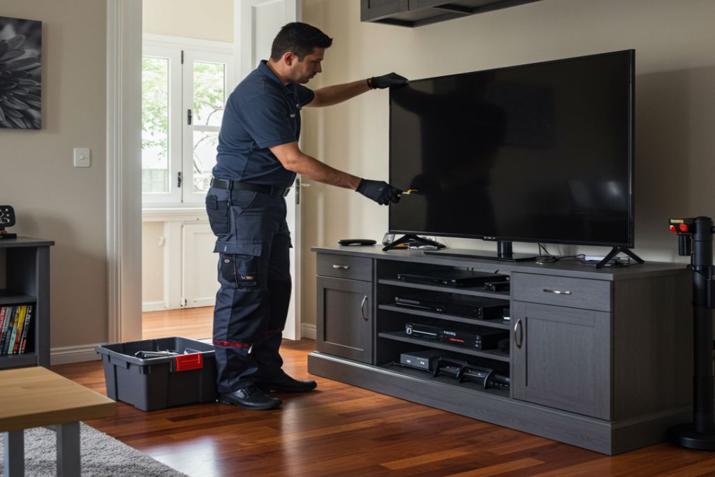 rack para TV