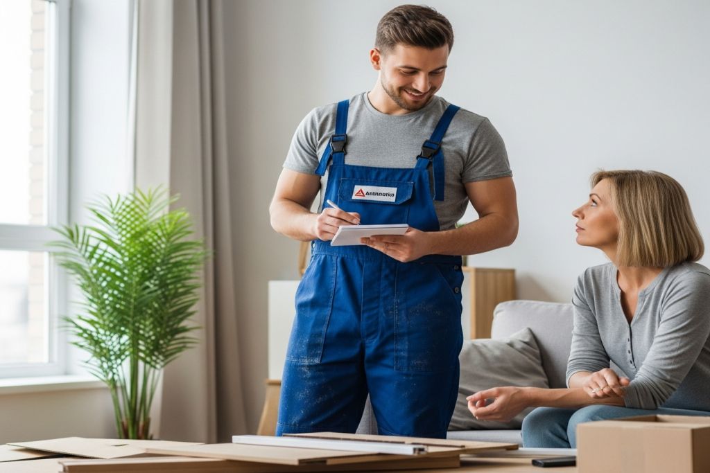 serviços de montagem de móveis